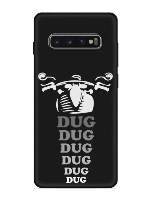 Dug Dug Dug Embossed Soft Silicone Case for Samsung Galaxy S10 Plus Zapvi