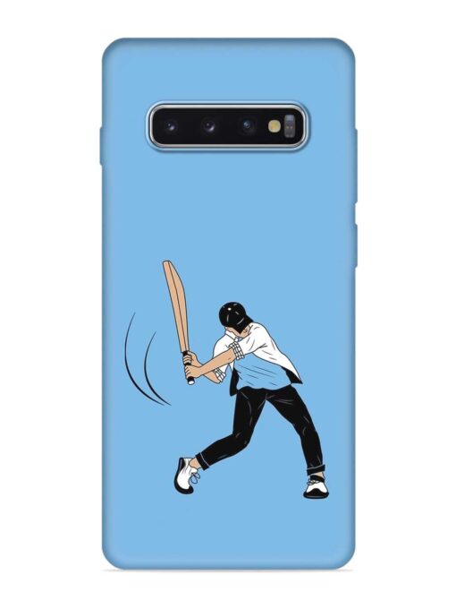 Cricket Gully Boy Embossed Soft Silicone Case for Samsung Galaxy S10 Plus Zapvi