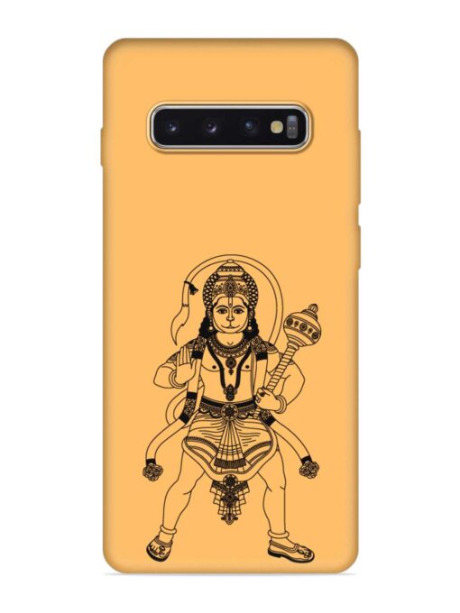 Indian God Hanuman Embossed Soft Silicone Case for Samsung Galaxy S10 Plus Zapvi