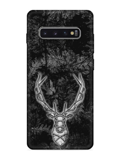 Ancient Deer Embossed Soft Silicone Case for Samsung Galaxy S10 Plus Zapvi