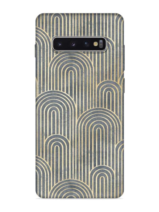 Art Deco Style Embossed Soft Silicone Case for Samsung Galaxy S10 Plus Zapvi