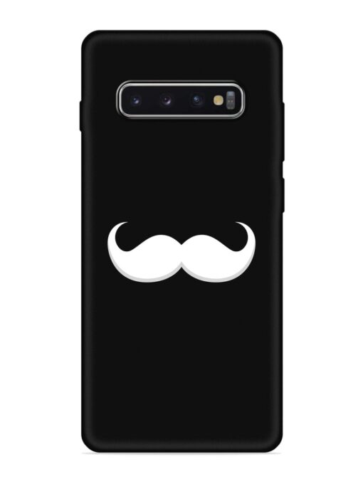 Mustache Vector Embossed Soft Silicone Case for Samsung Galaxy S10 Plus Zapvi