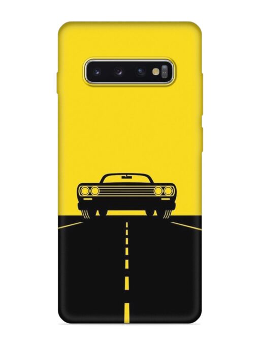 Classic Car Embossed Soft Silicone Case for Samsung Galaxy S10 Plus