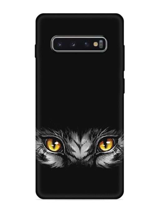 Scary Eye Embossed Soft Silicone Case for Samsung Galaxy S10 Plus