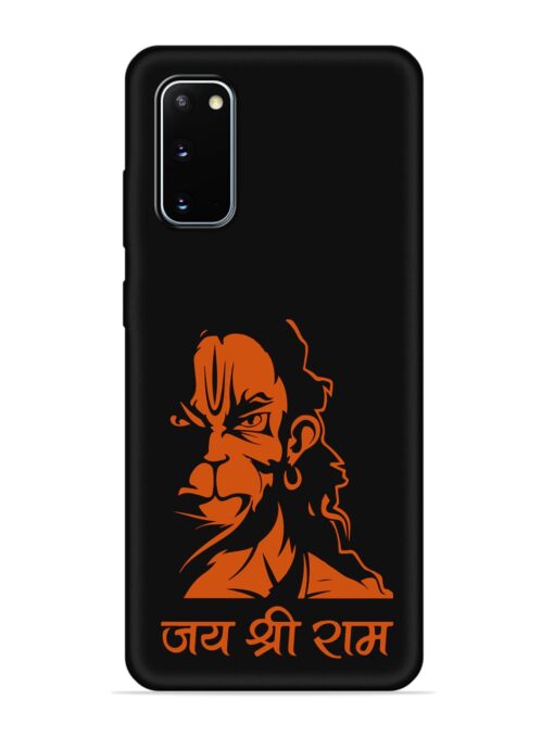 Angry Hanuman Embossed Soft Silicone Case for Samsung Galaxy S20 Zapvi