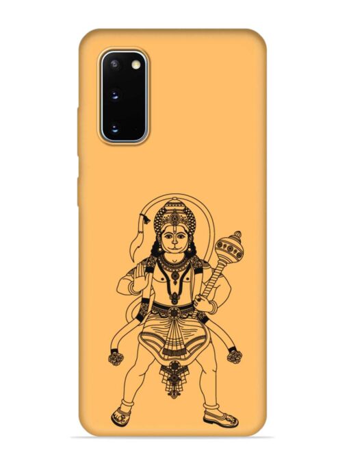 Indian God Hanuman Embossed Soft Silicone Case for Samsung Galaxy S20 Zapvi