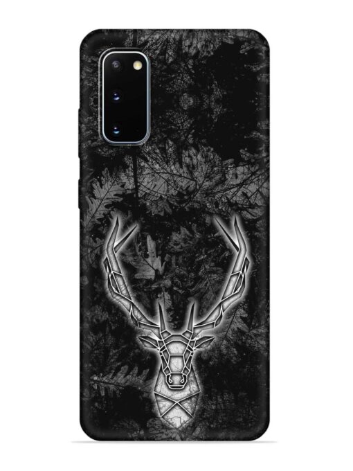 Ancient Deer Embossed Soft Silicone Case for Samsung Galaxy S20 Zapvi