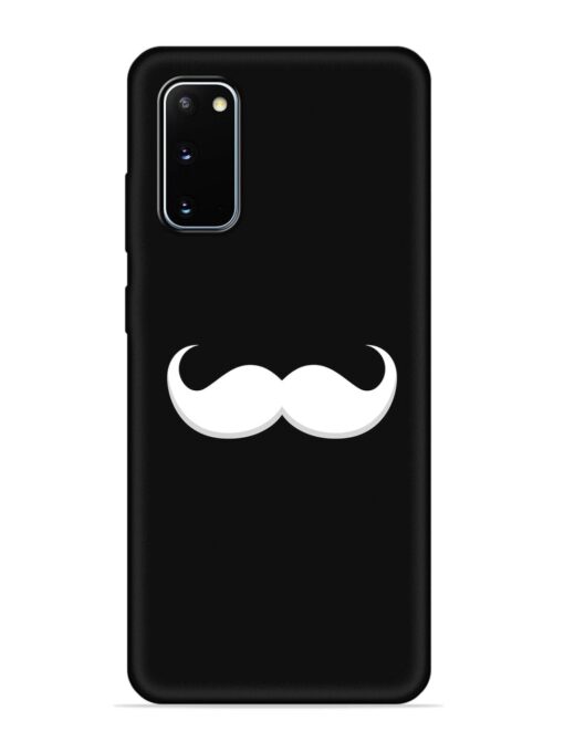 Mustache Vector Embossed Soft Silicone Case for Samsung Galaxy S20 Zapvi