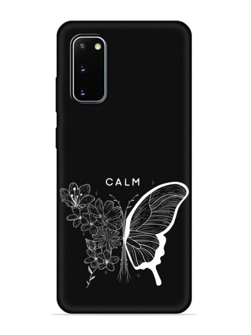 Calm Embossed Soft Silicone Case for Samsung Galaxy S20 Zapvi