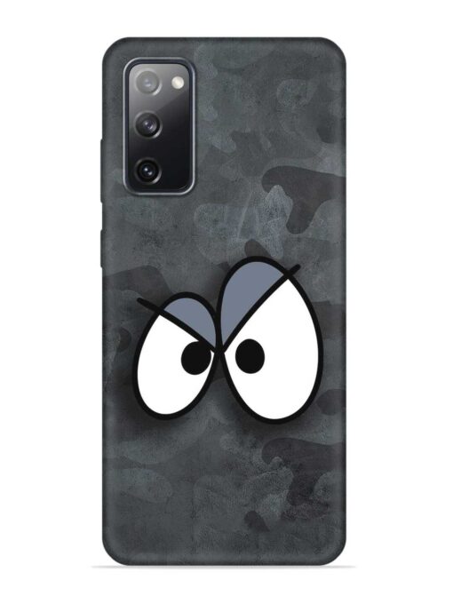 Big Eyes Night Mode Embossed Soft Silicone Case for Samsung Galaxy S20 Fe (5G) Zapvi