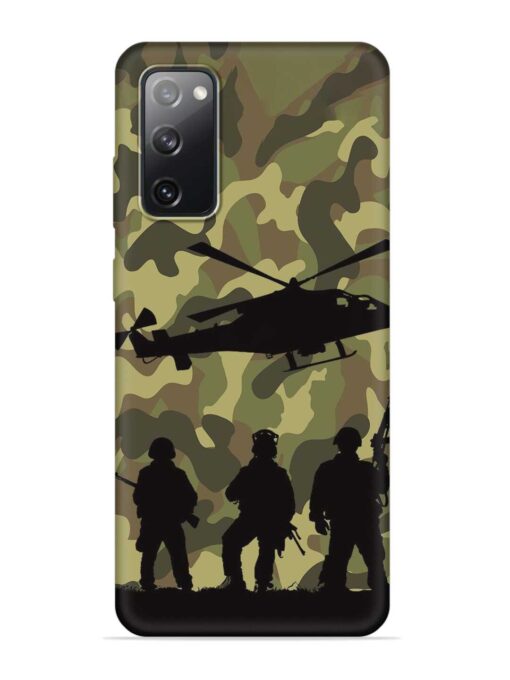 Army Heros Embossed Soft Silicone Case for Samsung Galaxy S20 Fe (5G) Zapvi