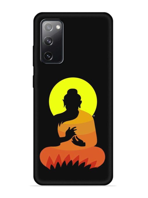 Buddha Art Black Embossed Soft Silicone Case for Samsung Galaxy S20 Fe (5G) Zapvi