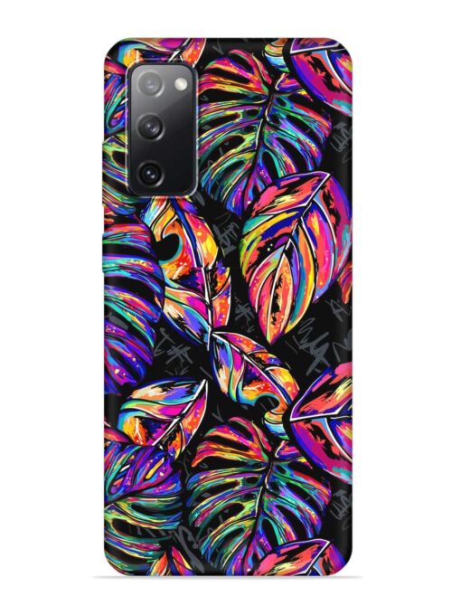 Tropical Seamless Vector Embossed Soft Silicone Case for Samsung Galaxy S20 Fe (5G) Zapvi