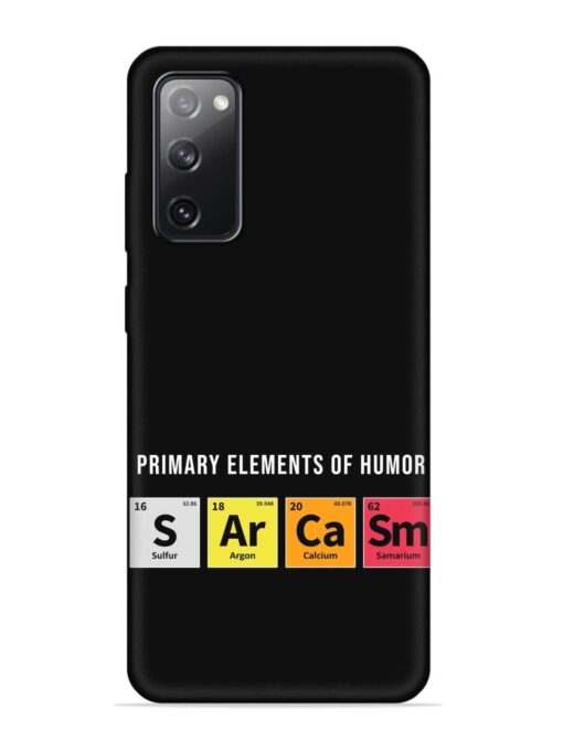 Primary Elements Humor Embossed Soft Silicone Case for Samsung Galaxy S20 Fe (5G) Zapvi