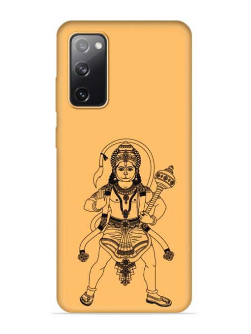 Indian God Hanuman Embossed Soft Silicone Case for Samsung Galaxy S20 Fe (5G) Zapvi