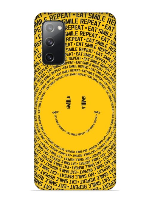 Smiley Embossed Soft Silicone Case for Samsung Galaxy S20 Fe (5G) Zapvi