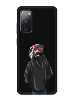 Motorcycle Rider Embossed Soft Silicone Case for Samsung Galaxy S20 Fe (5G)