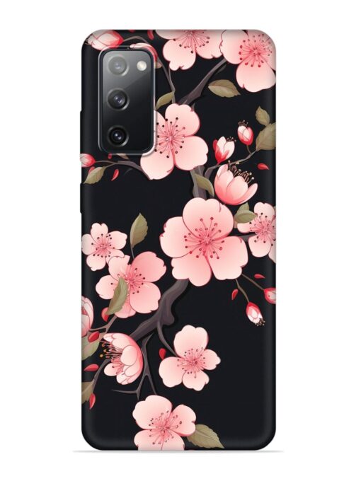 Cherry Blossom Embossed Soft Silicone Case for Samsung Galaxy S20 Fe (5G) Zapvi