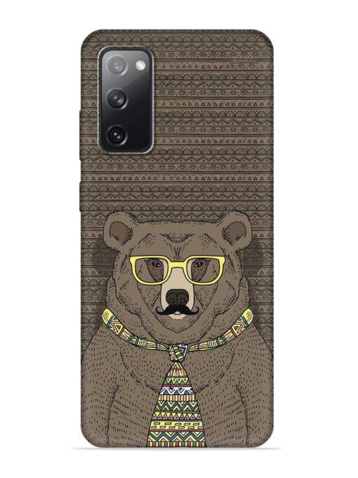 Grizzly Bear Embossed Soft Silicone Case for Samsung Galaxy S20 Fe (5G) Zapvi