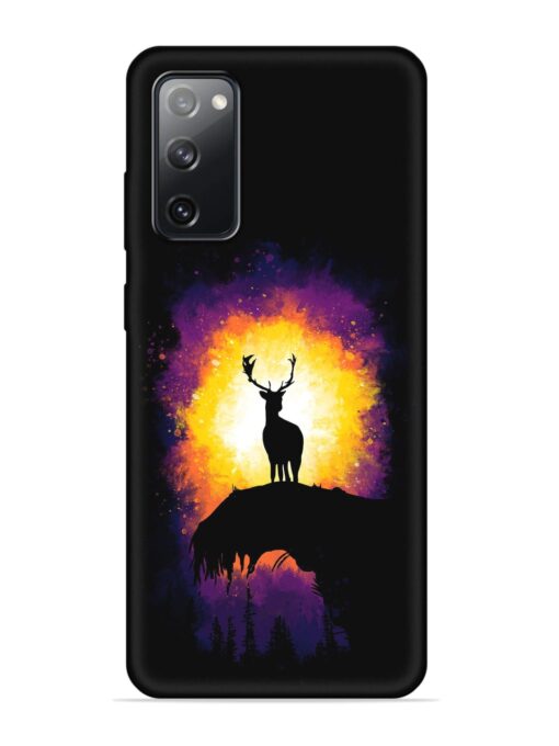 Elk Animal Art Embossed Soft Silicone Case for Samsung Galaxy S20 Fe (5G) Zapvi