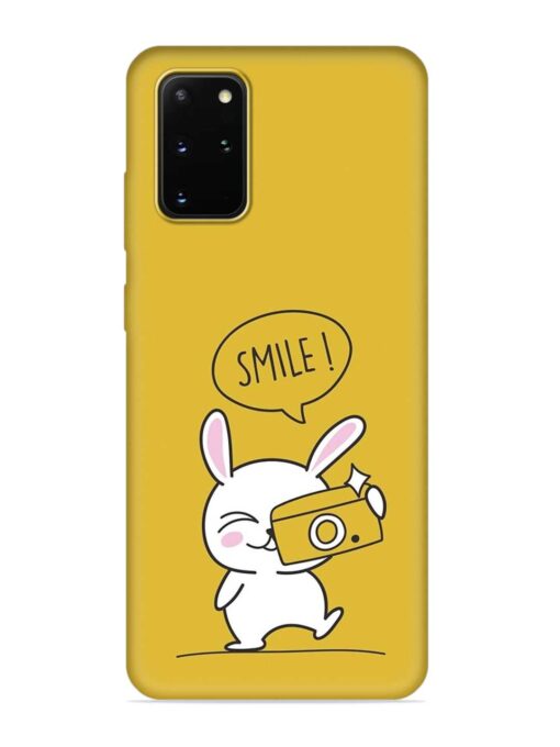 Hey Smile Please Embossed Soft Silicone Case for Samsung Galaxy S20 Plus Zapvi