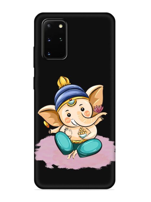 Bal Ganesh Vector Art Embossed Soft Silicone Case for Samsung Galaxy S20 Plus Zapvi