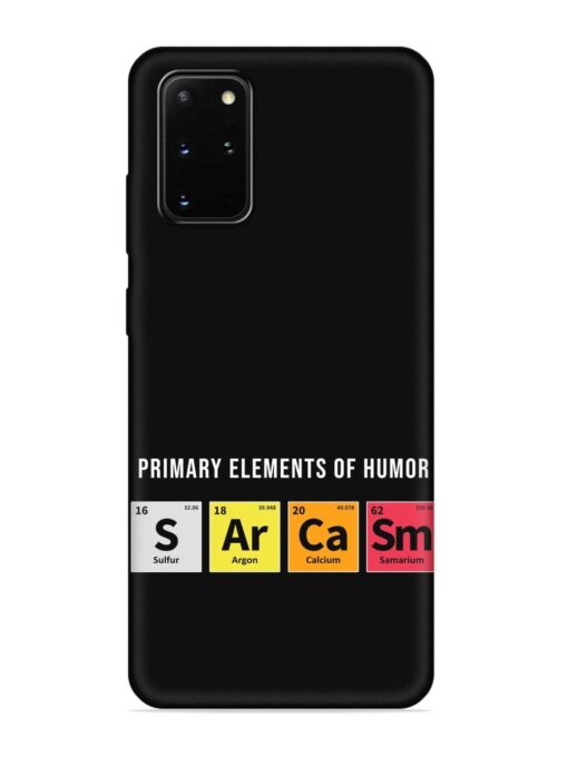 Primary Elements Humor Embossed Soft Silicone Case for Samsung Galaxy S20 Plus Zapvi