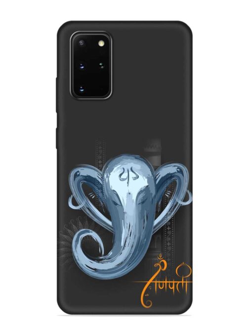 Illustration Lord Ganpati Embossed Soft Silicone Case for Samsung Galaxy S20 Plus Zapvi