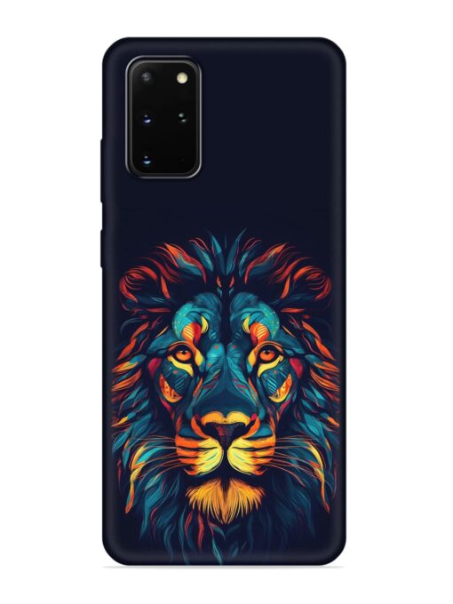 Colorful Lion Embossed Soft Silicone Case for Samsung Galaxy S20 Plus Zapvi