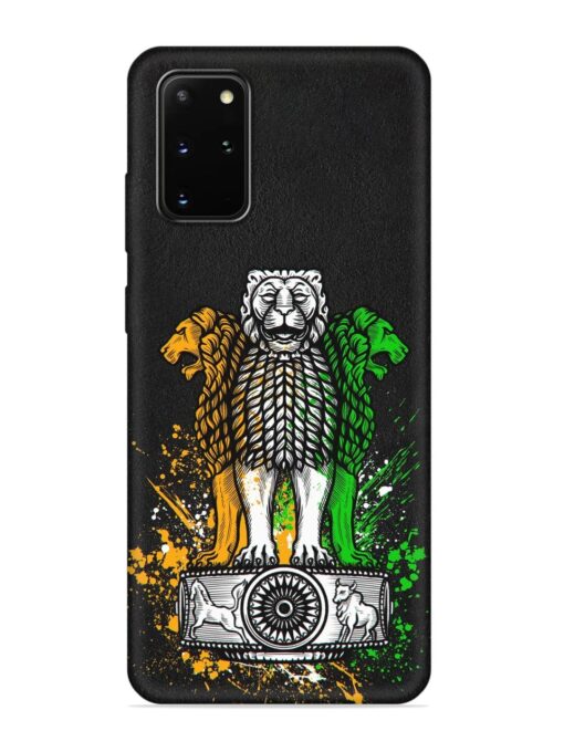 Pillars Of Ashoka Embossed Soft Silicone Case for Samsung Galaxy S20 Plus Zapvi