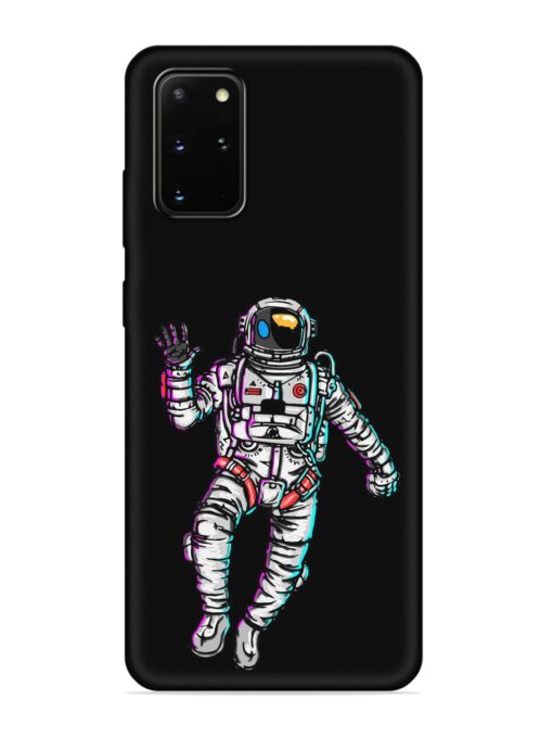 Spaceman Embossed Soft Silicone Case for Samsung Galaxy S20 Plus Zapvi