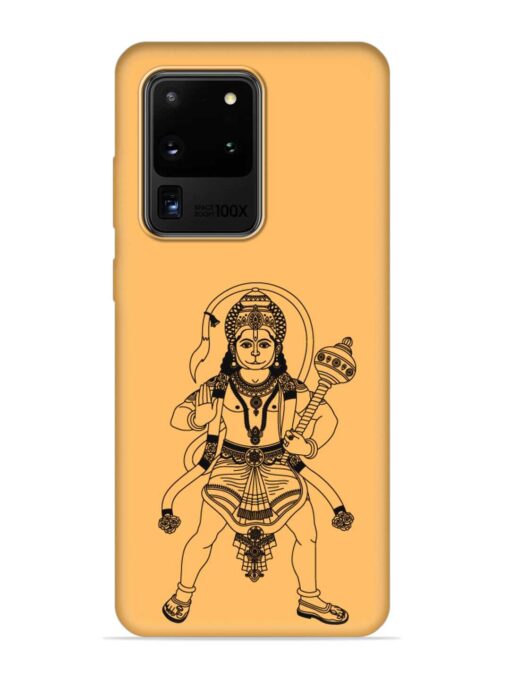 Indian God Hanuman Embossed Soft Silicone Case for Samsung Galaxy S20 Ultra Zapvi