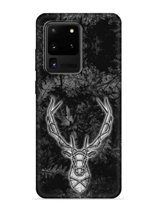 Ancient Deer Embossed Soft Silicone Case for Samsung Galaxy S20 Ultra Zapvi