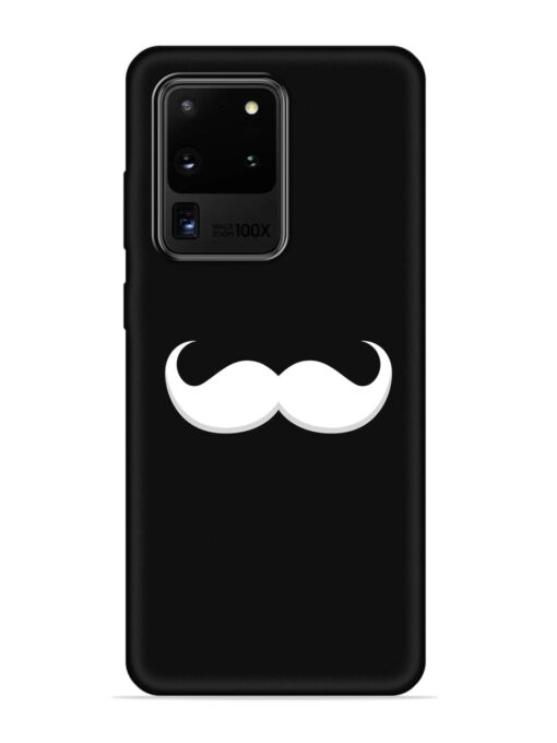 Mustache Vector Embossed Soft Silicone Case for Samsung Galaxy S20 Ultra Zapvi