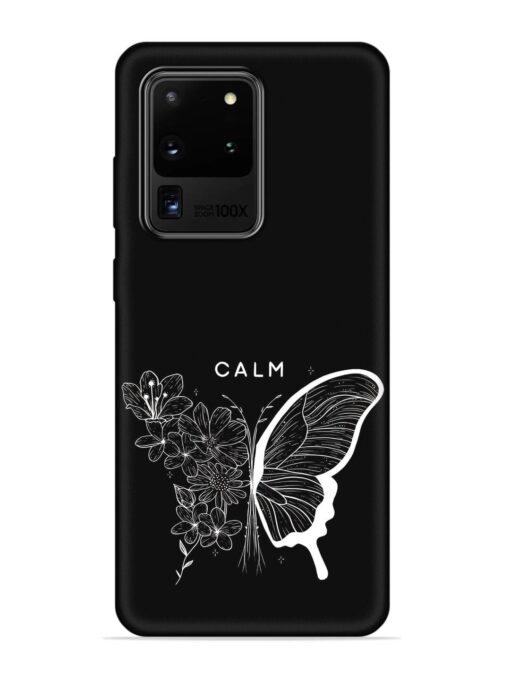 Calm Embossed Soft Silicone Case for Samsung Galaxy S20 Ultra Zapvi