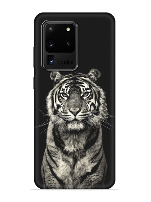 Tiger Art Embossed Soft Silicone Case for Samsung Galaxy S20 Ultra Zapvi