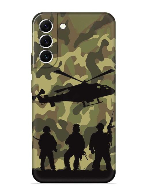 Army Heros Embossed Soft Silicone Case for Samsung Galaxy S21 (5G) Zapvi