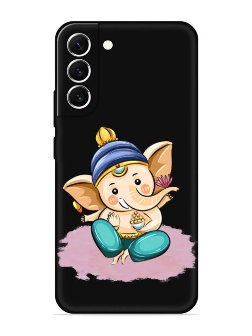 Bal Ganesh Vector Art Embossed Soft Silicone Case for Samsung Galaxy S21 (5G) Zapvi