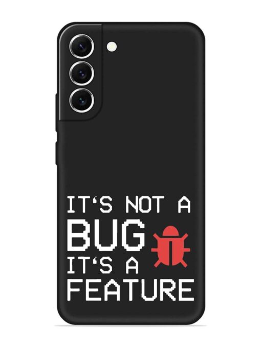 Not Bug Feature Embossed Soft Silicone Case for Samsung Galaxy S21 (5G) Zapvi