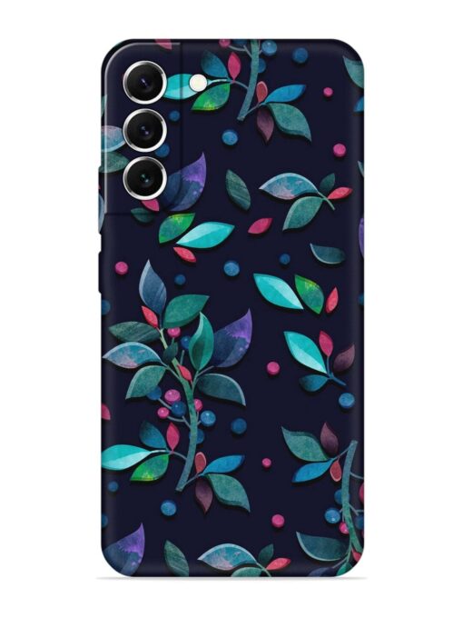 Decorative Watercolor Flower Embossed Soft Silicone Case for Samsung Galaxy S21 (5G) Zapvi