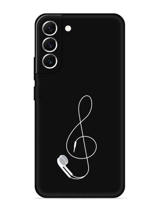 Music Earphone Vector Embossed Soft Silicone Case for Samsung Galaxy S21 (5G) Zapvi