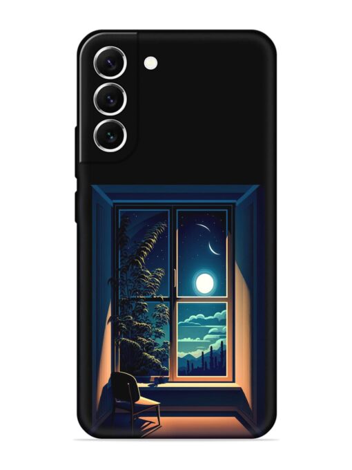 Night View At Window Embossed Soft Silicone Case for Samsung Galaxy S21 (5G) Zapvi