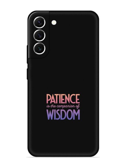 Patience Is The Embossed Soft Silicone Case for Samsung Galaxy S21 (5G) Zapvi