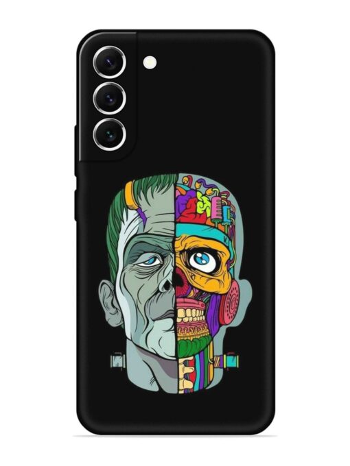 Men Vs Skull Embossed Soft Silicone Case for Samsung Galaxy S21 Fe (5G) Zapvi