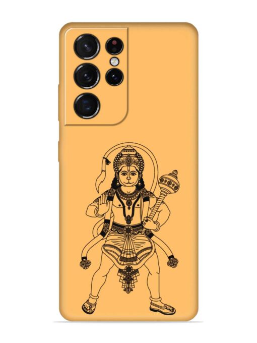 Indian God Hanuman Embossed Soft Silicone Case for Samsung Galaxy S21 Ultra Zapvi