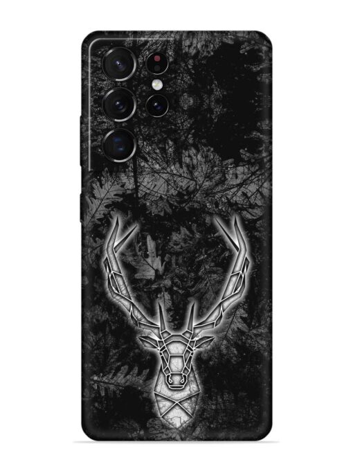 Ancient Deer Embossed Soft Silicone Case for Samsung Galaxy S21 Ultra Zapvi