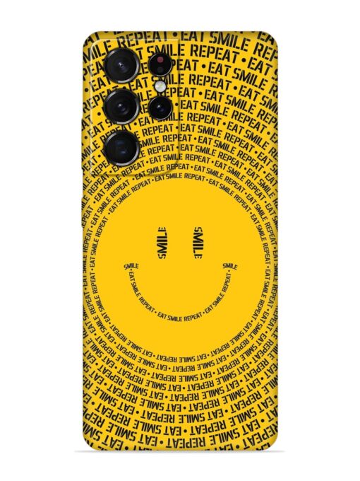 Smiley Embossed Soft Silicone Case for Samsung Galaxy S21 Ultra Zapvi