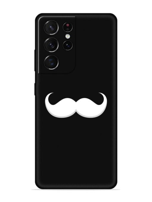 Mustache Vector Embossed Soft Silicone Case for Samsung Galaxy S21 Ultra Zapvi