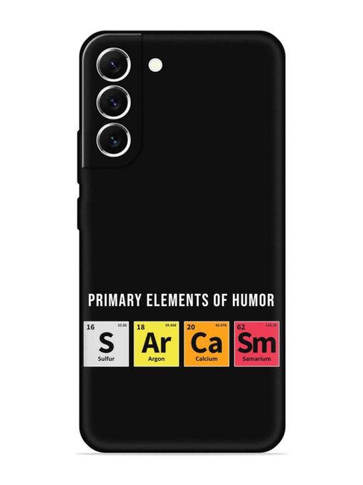 Primary Elements Humor Embossed Soft Silicone Case for Samsung Galaxy S22 (5G)