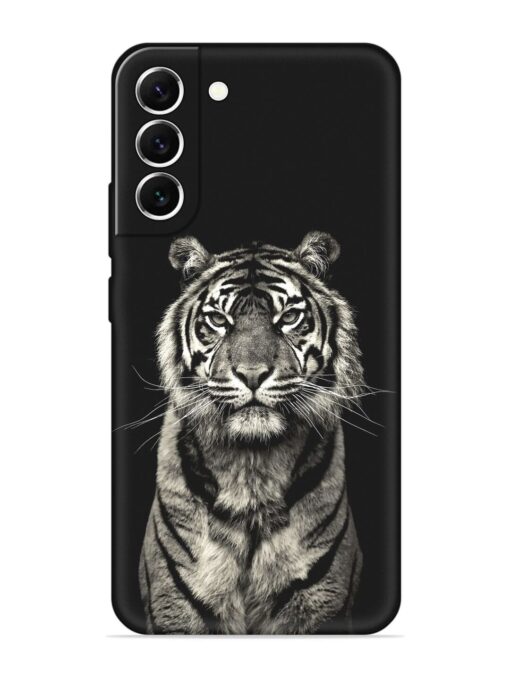 Tiger Art Embossed Soft Silicone Case for Samsung Galaxy S22 (5G)